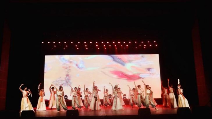 我院舞蹈《一梦敦煌》在第...