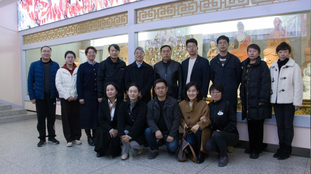 敦煌研究院党委书记赵声良来院参观交流